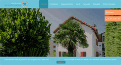 Desktop Screenshot of hoteldelagare-palombebleue.com